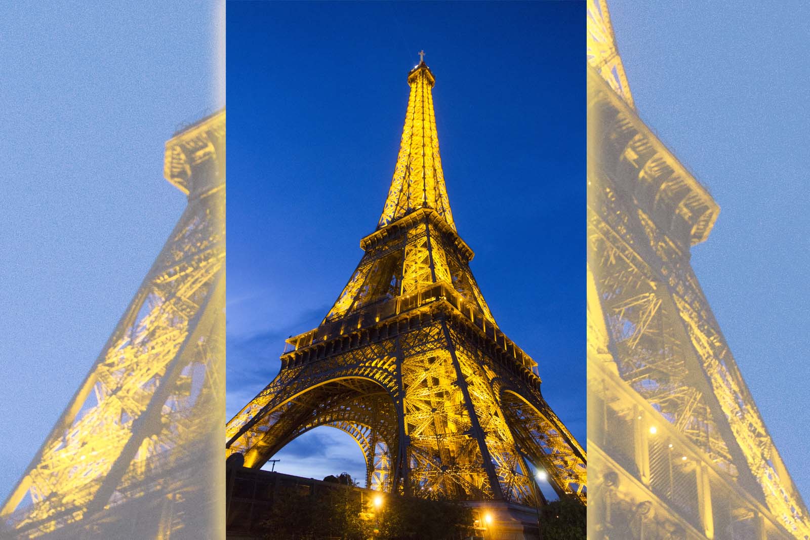 La tour Eiffel at night 2013